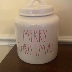 Rae Dunn merry Christmas canister